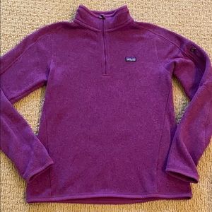 Patagonia better sweater quarter zip jacket
